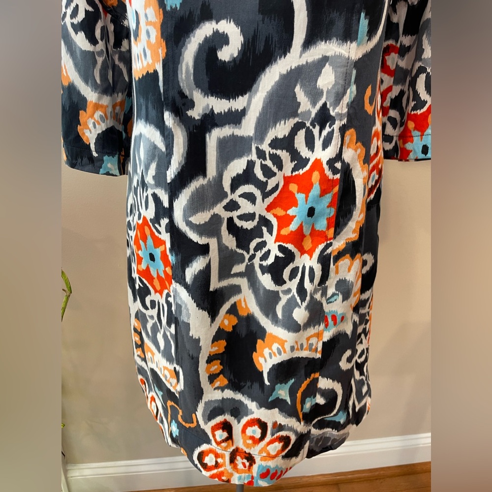 Uncle frank made in USA size small ladies Aztec print boho ruffle sleeve dress - Picture 8 of 14